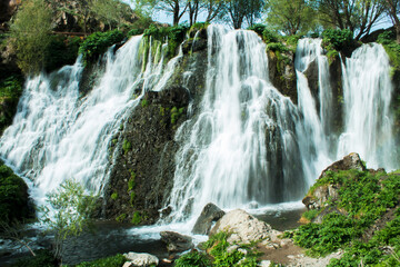 Beautiful view of Shaki Falls