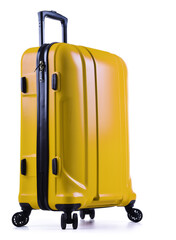 Travel suitcase isolated on white background