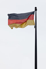 Moscow, Russia 05.06.2020 World trade center in Moscow. The Flag of Germany