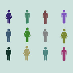 social distancing image and concepts. 