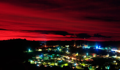 Obraz premium cidade noite