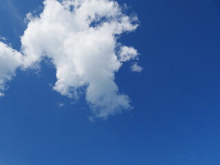 blue sky with clouds