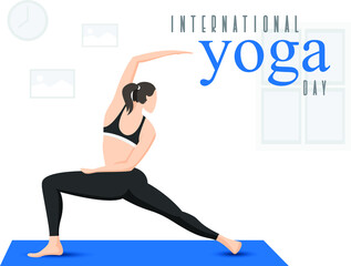Fototapeta premium Yoga Position for fitness vector
