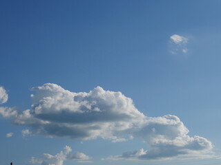 blue sky with clouds