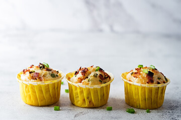 Bacon egg cheese breakfast muffins
