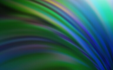 Dark Blue, Green vector modern elegant backdrop.