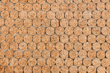 the background is laid out round the corks of the wine, textured horizontal potion cork
