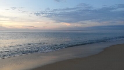 sunset on the beach