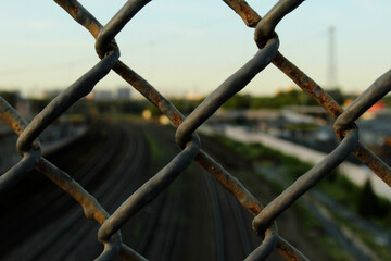 chain link fence