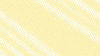 Dotted yellow with white pop art background in retro comic style with halftone gradient