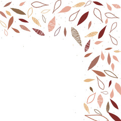 Leaves. Throw autumn leaves. Unusual abstract texture. Vector eps 10.
