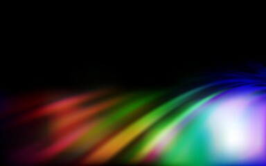 Dark Multicolor vector colorful blur backdrop.