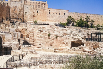 View of the old city of Jerusalem. Israel