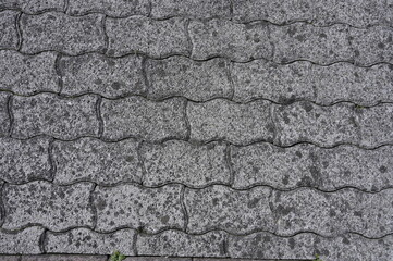 Pavimentazione pietra ondulata