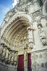 Fototapeta premium Exterior of the Notre Dame de Amiens