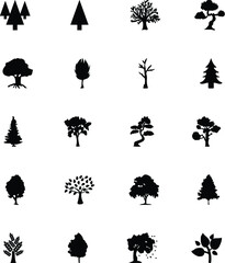 Forest Vector Solid Icons 5