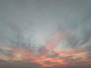 Colorful Cloudscape (sky during sunset)