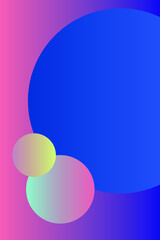 abstract background with colorful bubbles
