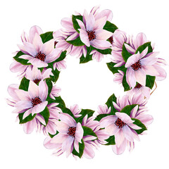 pink-hand-painted-flower-wreath