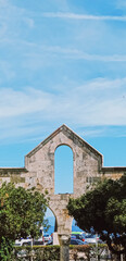 Architectural details on ancient streets of Kos Island in Greece, travel and sightseeing concept