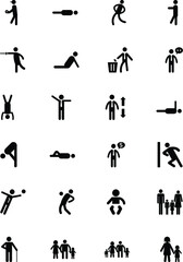 Collection of Human Vector Icons
