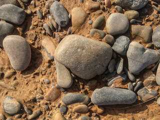 Pebbles on the beach