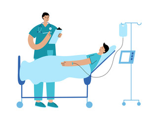 Clinic and doctor concept