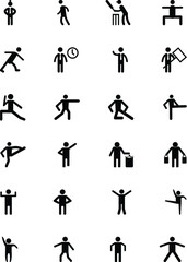 Set of Human Vector Icons