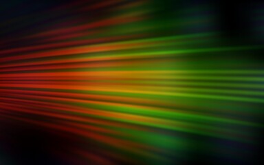 Dark Green, Red vector texture with colored lines.