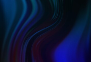 Obraz premium Dark BLUE vector blurred shine abstract template.