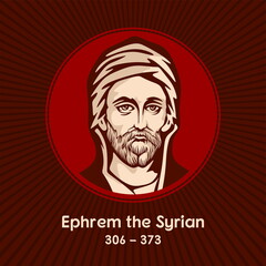 Ephrem the Syrian (306-373), also known as Saint Ephraem, was a Syriac Christian deacon and a prolific Syriac-language hymnographer and theologian of the fourth century.