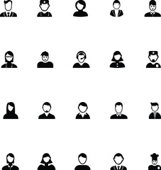 Profession Avatar Vector Icons