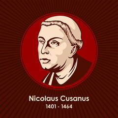 Nicolaus Cusanus (1401-1464) was een Duits theoloog, filosoof, wiskundige, astronoom, humanist en jurist.