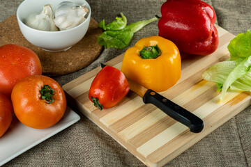 Mediterranean diet, healthy products, vegetables
