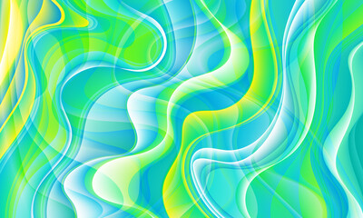 Colorful liquid painting with marbling. Marble flowing and splashing texture