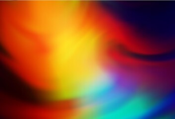 Dark Multicolor vector abstract bright pattern.