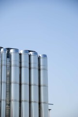 Modern architectural metal structures