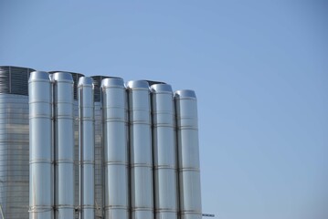 Modern architectural metal structures