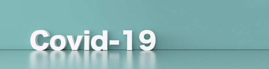 Corona Covid-19 Virus concept - 3D Rendering.