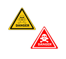 Obraz premium danger warning sign