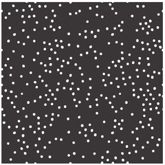 Vector seamless pattern with white dots.