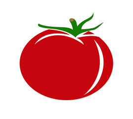 red tomato vector illustration
