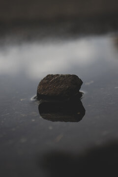 Rock in water 