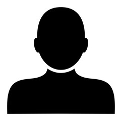 Man Person vector illustration. A flat illustration design used for Man Person icon, on a white background.