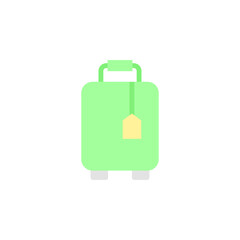 Luggage 2 colored icon. Simple colored element illustration. Luggage concept symbol design from Bag set