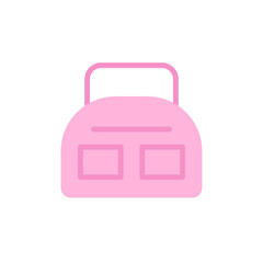 Luggage 2 colored icon. Simple colored element illustration. Luggage concept symbol design from Bag set