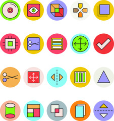 Design and Development Vector Icons