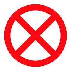 Stopped raster illustration. A flat illustration design used for Stopped icon, on a white background.