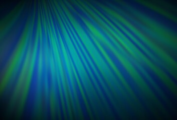 Dark BLUE vector blurred shine abstract background.
