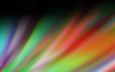 Dark Red vector blurred shine abstract background.